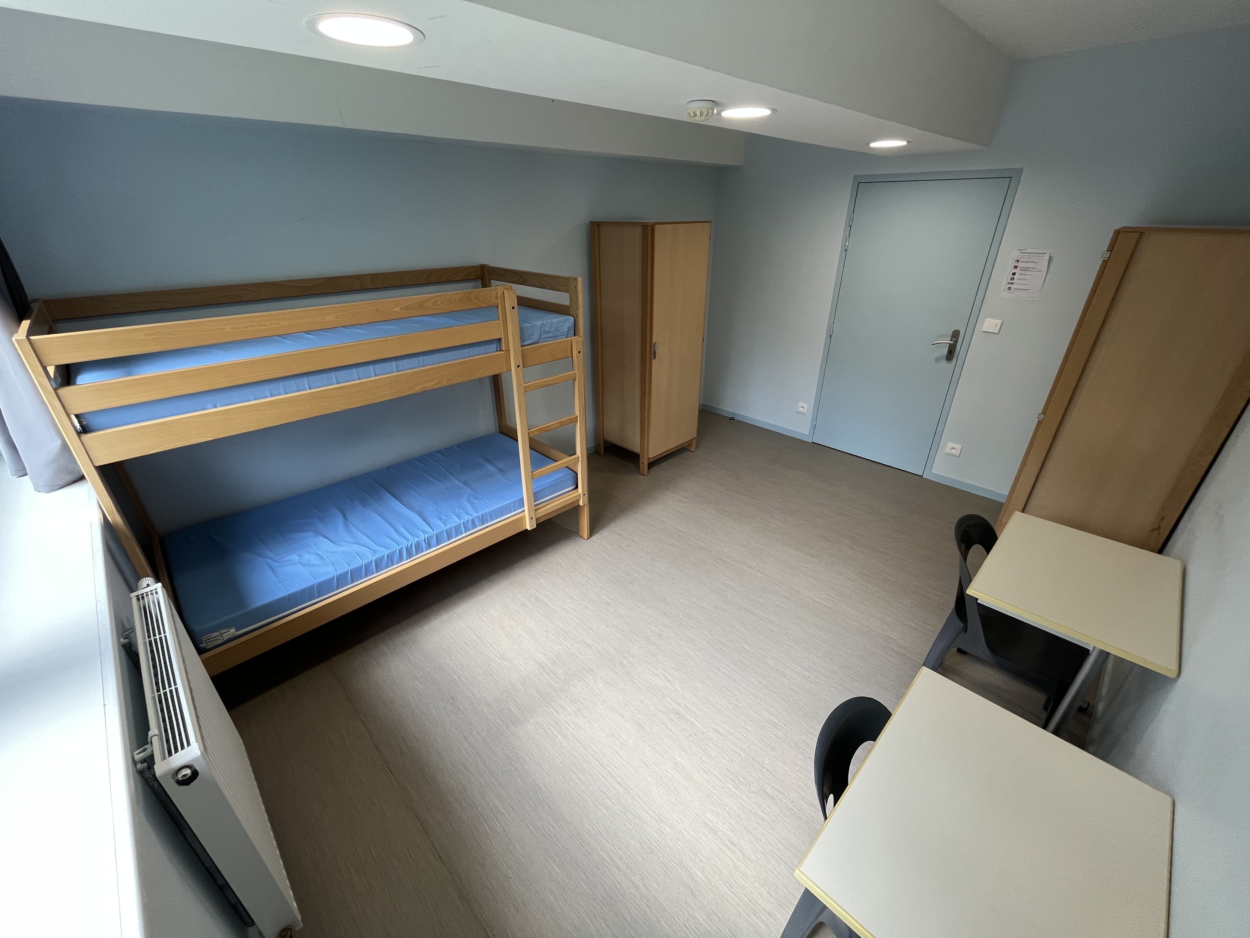 Chambre de l'internat du lycée Sainte-Maure